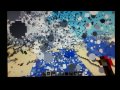 Minecraft huge TNT explosion (2,744 blocks of TNT)