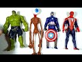 Merakit Mainan Hulk Smash, Spider-Man, Siren Head, Captain America Superhero