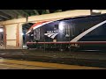 Coast Starlight 11 comes within 20 feet of Pacific Surfliner! 3 Amtrak trains meet! 8/15/23
