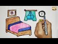 How to Drow Bead , Tablet , lights,watch, window 🪟 Easy drowing stap by step kids tutorial