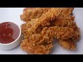 Crispy Chicken Strips KFC Style,Quick And Easy Recipe By Recipes Of The World