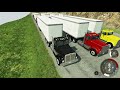 Insane Diesel Truck Downhill Races & Crashes! - BeamNG Gameplay Race & Crashes