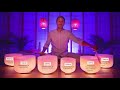 Full Solfeggio Sound Bath 396Hz + 417Hz + 528Hz + 639Hz + 741Hz + 852Hz Singing Bowl Frequencies