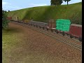 James Pulling a Goods Train