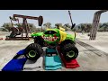 Monster Jam INSANE Racing, Freestyle and High Speed Jumps #31 | BeamNG Drive | Grave Digger