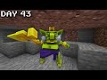 I Survived 100 DAYS as a GOBLIN in Hardcore Minecraft!