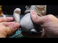 Sculpting Cat Art Toy | Polymer Clay Sculpting | Making Cat With Polymer Clay