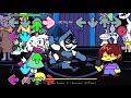 FNF Double Kill but UNDERTALE and DELTARUNE Character Sings It