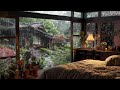 🌧️ SOOTHING RAIN SOUND at the forest make you sleep well | Goodbye insomnia with Rain 😴