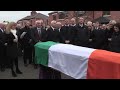 Frances Black sings Raglan Rd at the funeral of Martin McGuinness