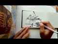 Speed Drawing StickMan To Zoro. 😀 || How to Draw Zoro ?