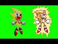 Sonic mega drive Madness ”sky high” super sonic left and up sprites comparison