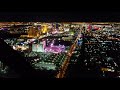 Helicopter night flight Vegas strip