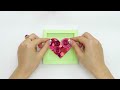 How to make picture frames from colored cardboard - handmade vit xinh
