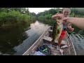 Pond fishing for MONSTER largies(Hard fighting bass)