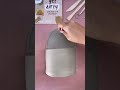 Wall vase 😭🙏 Subscribe to get more ideas like this 🥲 #clay #claycrafts #craftidea #pottery