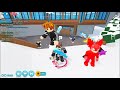 playing roblox ice breaker with my friend
