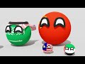 COUNTRIES SCALED BY... #7 | Countryballs Compilation