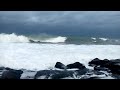 Nova Scotia's Bay Of Fundy waves typical fall day.