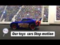 Stop Motion : Movie Cars 3 Reenactment : Crazy Eight in Thunder Hollow : English subtitles