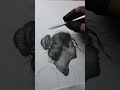draw girl sketch// pencil shading//#drawing #art #sketch