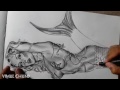 Hot Erotic Mermaid drawing