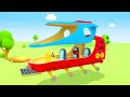 Leo the Truck & A boring machine. Car cartoons full episodes & Learning baby cartoons for kids.