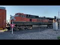 BNSF 8364 Leads a Manifest Near New Mexico! (with a weak and odd horn!)