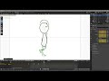 How to Create a 2D Character Walking | Blender Grease Pencil Tutorial
