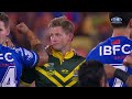 Samoa's electrifying war cry ahead of their game against the Kangaroos | NRL on Nine