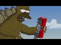 The simpsons homerzilla scene