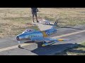 global Jet Club F-86 2nd flight ✈️ with wing tanks added