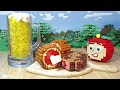 LEGO Prison Food IRL: Lego Apu Mukbang Fast Food in Jail | Lego Friends Adventures