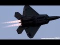 F-22 Raptor & F-35 Lightning II TWILIGHT Demos! EAA AirVenture Oshkosh 2024