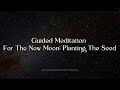 New Moon Guided Meditation: Plant The Seed