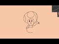Animating Toad from Super Mario (Fan Animation)