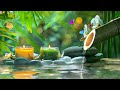 Bamboo Fountain and Healing Piano Music🌿Healing of Stress and Anxiety, Meditation