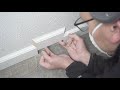 How To Fix Baseboard With BIG GAPS Or Doesn't Meet Up! Tips And Tricks Tutorial DIY  For Beginners!