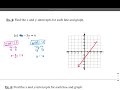 3 Linear Functions Review