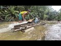 HIDDEN TREASURE IN RIVER.! HOW TO FIND GOLD WITH DREDGING GOLD MINING #goldhunting #goldprospecting