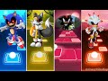 Sonic Exe 🔴 Tails Exe 🔴 Shadow Exe 🔴 Silver Sonic Exe || Tiles Hop EDM RUSH 🎧🎮