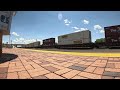 [RARE] BNSF 7695 GOLDEN SWOOSH LEADING @ Belen Yard