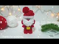 So Cute!! Christmas decoration idea with toilet paper rolls and yarn. DIY Recycling craft ideas