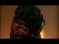 Godzilla 1989 roars, atomic breath and footsteps