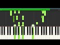 Becky Ainge - Seashells - Synthesia Piano Tutorial