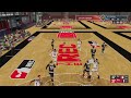 NBA 2K22 hit jump shot then crazy dunk