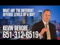 What are the different offense levels of a DUI in Minnesota?
