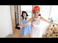 Spending 24 Hours No Technology Challenge as Flintstones in Real Life! Rebecca Zamolo