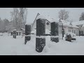 Snowy Winter Walk in Peaceful Neighborhoods of Helsinki, Finland (Länsi-Pakila to Kustaankartano)