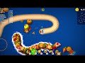 🐍wormate io! worms zone io❤❤ !! pro skills gameplay #184! Worms 07